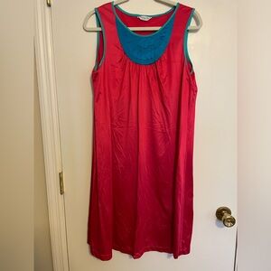 Vintage 80’s Vanity Fair Retro Brightly Colored Nightgown Size Medium